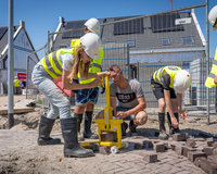 Kinderen uit Appingedam maken kennis met bouw en infra